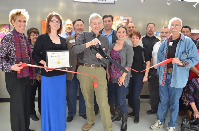 Main Street ribbon cutting